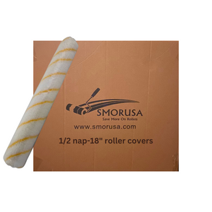 18" ROLLER COVERS- 1/2 NAP- (Qty 6, 20, 60)