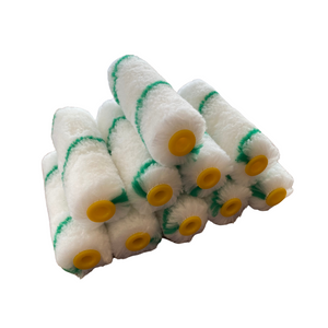 4 " MINI PAINT ROLLER COVER 3/8 NAP (10 PACK)